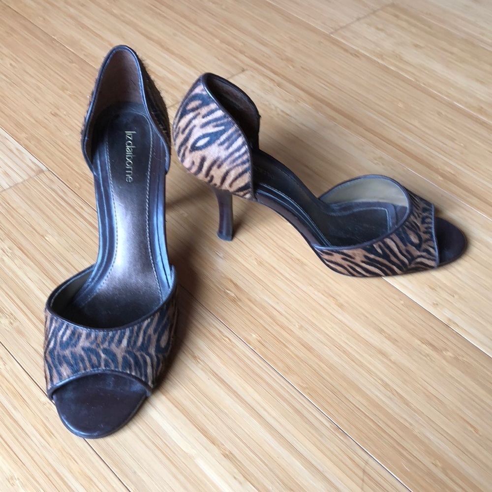 Tiger Print Heels